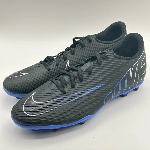Men’s Nike Mercurial Vapor 15 Soccer Cleats Black Blue Sizes 9.5 Dj5963-040 New - Picture 1 of 10